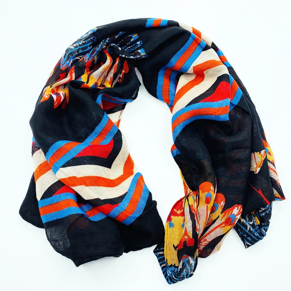 Women's Designer Fashion Scarves Sheer By Oori